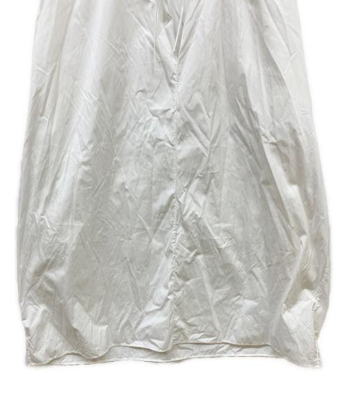 THE ROW（ザ ロウ）THE ROW (ザ ロウ) ギャザーシャツワンピース ホワイト サイズ:Mの古着・服飾アイテム