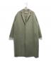 GALERIE VIE（ギャルリーヴィー）の古着「ライトメルトン チェスターコート」｜ライトグリーン