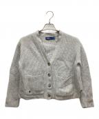 POLO RALPH LAURENポロ・ラルフローレン）の古着「カシミヤ混クロップドカーディガン」｜グレー