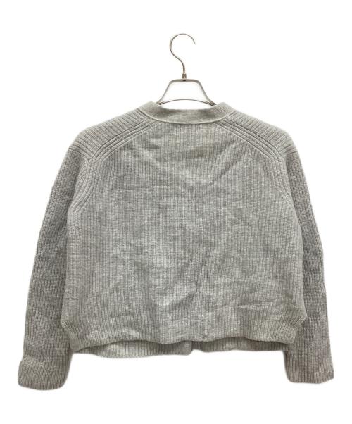 POLO RALPH LAUREN（ポロ・ラルフローレン）POLO RALPH LAUREN (ポロ・ラルフローレン) カシミヤ混クロップドカーディガン グレー サイズ:XSの古着・服飾アイテム