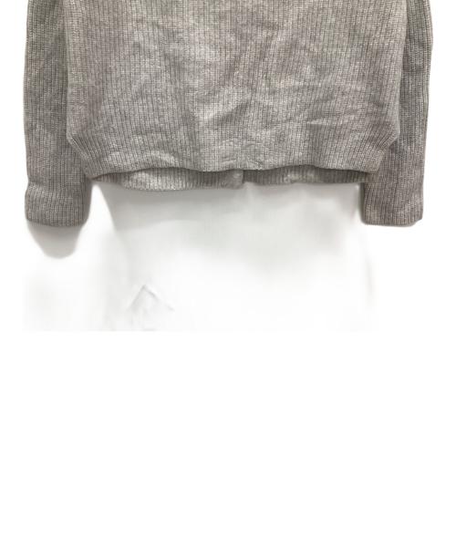 POLO RALPH LAUREN（ポロ・ラルフローレン）POLO RALPH LAUREN (ポロ・ラルフローレン) カシミヤ混クロップドカーディガン グレー サイズ:XSの古着・服飾アイテム