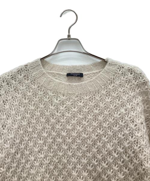 YANUK（ヤヌーク）YANUK (ヤヌーク) モヘア混ニット アイボリー サイズ:Fの古着・服飾アイテム