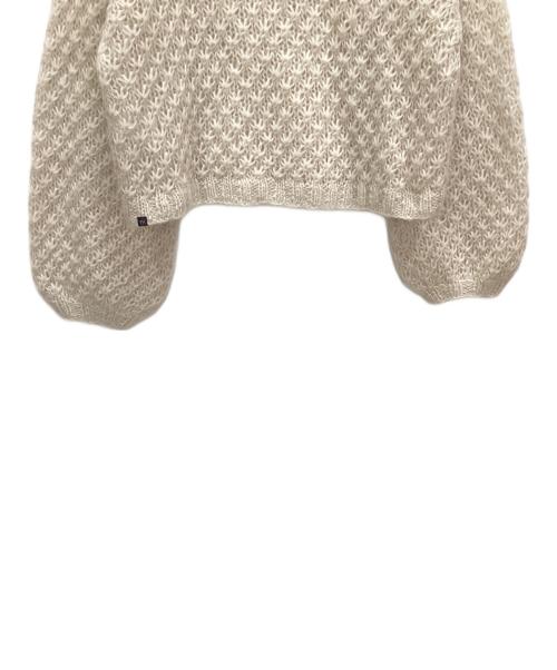 YANUK（ヤヌーク）YANUK (ヤヌーク) モヘア混ニット アイボリー サイズ:Fの古着・服飾アイテム