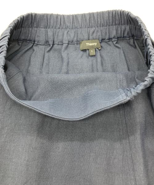 theory（セオリー）theory (セオリー) STRECH OXFORD ELASTIC TULIP ネイビー サイズ:Sの古着・服飾アイテム