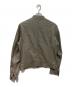 EMMETI (エンメティ) JURI ライダースジャケット　NAPPA SILK グレージュ サイズ:48：50000円