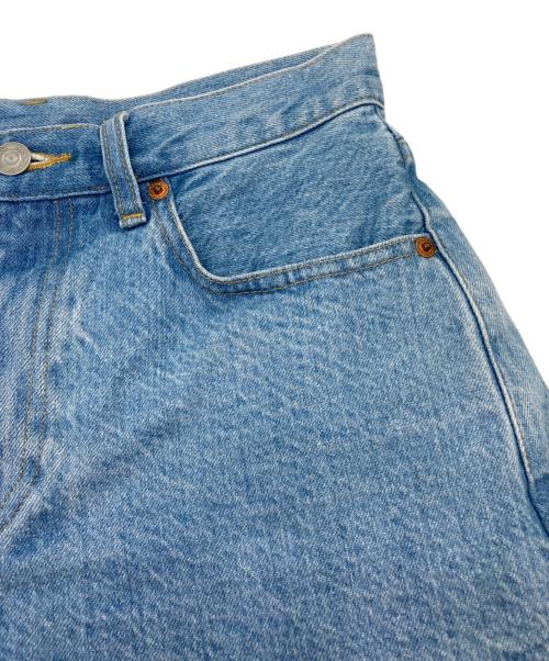 kotohayokozawa（コトハヨコザワ）kotohayokozawa (コトハヨコザワ) Layered Denim Pants インディゴ×ホワイト サイズ:Sの古着・服飾アイテム