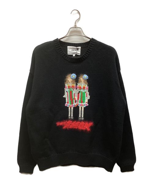 amok（アモク）amok (アモク) TWINS KNIT ブラック サイズ:M 未使用品の古着・服飾アイテム