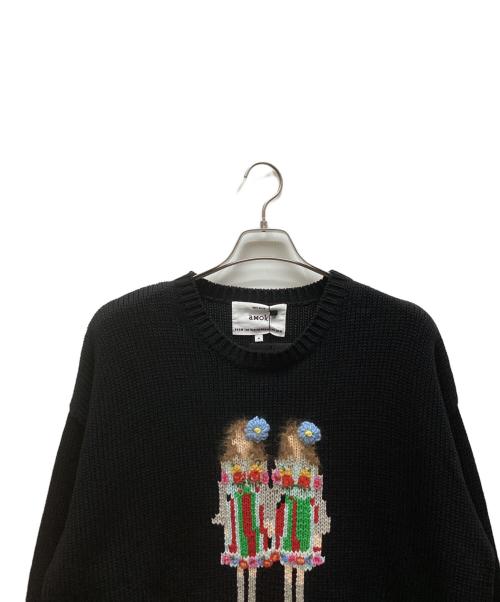 amok（アモク）amok (アモク) TWINS KNIT ブラック サイズ:M 未使用品の古着・服飾アイテム