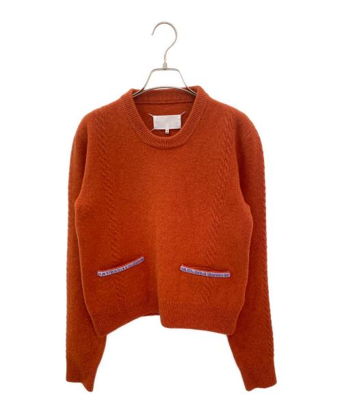 Maison Margiela（メゾンマルジェラ）Maison Margiela (メゾンマルジェラ) ウールニット オレンジ サイズ:Mの古着・服飾アイテム
