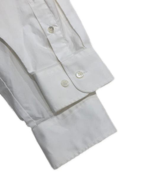 MM6 Maison Margiela（エムエムシックスメゾンマルジェラ）MM6 Maison Margiela (エムエムシックスメゾンマルジェラ) レイヤードストライプシャツワンピース ブルー サイズ:40の古着・服飾アイテム