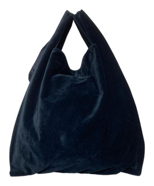 Maison Margiela（メゾンマルジェラ）Maison Margiela (メゾンマルジェラ) ベルベット ショルダーバッグ ネイビーの古着・服飾アイテム
