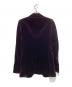 ALEXANDER McQUEEN (アレキサンダーマックイーン) ベロアジャケット パープル サイズ:44：15000円