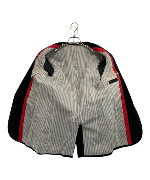 ALEXANDER McQUEEN（アレキサンダーマックイーン）ALEXANDER McQUEEN (アレキサンダーマックイーン) ベロアジャケット ブラック サイズ:44の古着・服飾アイテム