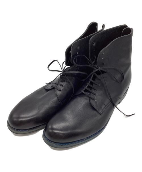 sergio rossi（セルジオロッシ）sergio rossi (セルジオロッシ) バックジップレースアップブーツ ブラック サイズ:7の古着・服飾アイテム