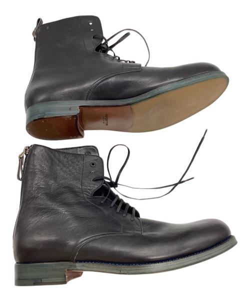 sergio rossi（セルジオロッシ）sergio rossi (セルジオロッシ) バックジップレースアップブーツ ブラック サイズ:7の古着・服飾アイテム