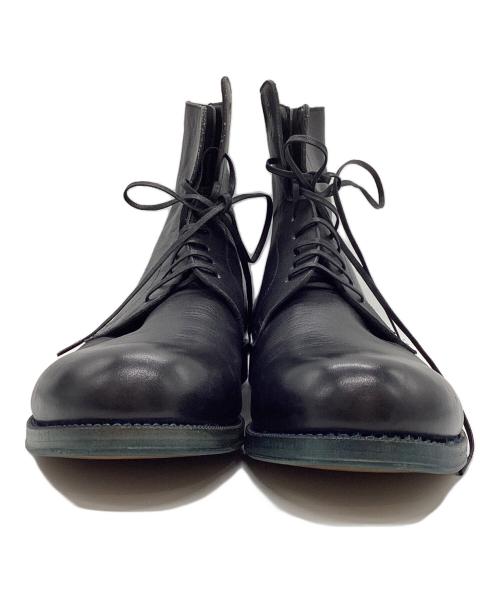 sergio rossi（セルジオロッシ）sergio rossi (セルジオロッシ) バックジップレースアップブーツ ブラック サイズ:7の古着・服飾アイテム