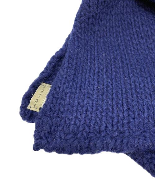 DRIES VAN NOTEN（ドリスヴァンノッテン）DRIES VAN NOTEN (ドリスヴァンノッテン) マフラー ブルーの古着・服飾アイテム