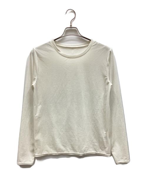 RIVE DROITE（リヴドロワ）RIVE DROITE (リヴドロワ) シアーベロアロンT アイボリー サイズ:Fの古着・服飾アイテム