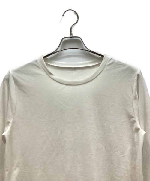RIVE DROITE（リヴドロワ）RIVE DROITE (リヴドロワ) シアーベロアロンT アイボリー サイズ:Fの古着・服飾アイテム