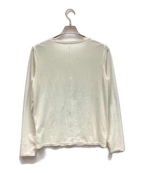 RIVE DROITE（リヴドロワ）RIVE DROITE (リヴドロワ) シアーベロアロンT アイボリー サイズ:Fの古着・服飾アイテム