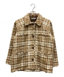 Enchainement（アンシェヌマン）の古着「ウールツイードジャケット」｜ベージュ