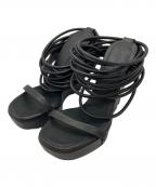 RICK OWENSリックオウエンス）の古着「プラットフォームサンダル」｜ブラック