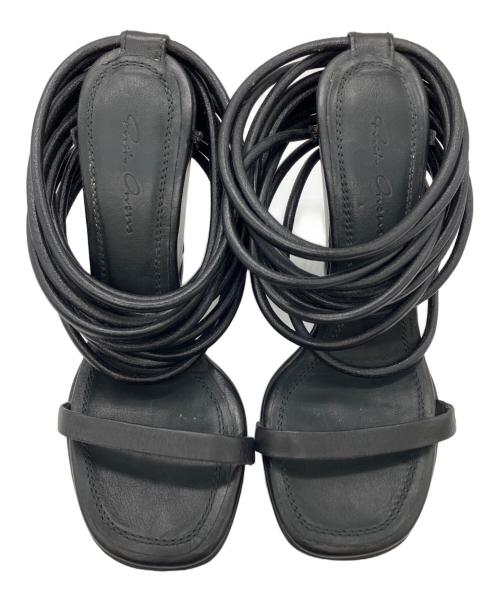 RICK OWENS（リックオウエンス）RICK OWENS (リックオウエンス) プラットフォームサンダル ブラック サイズ:36　1/2の古着・服飾アイテム