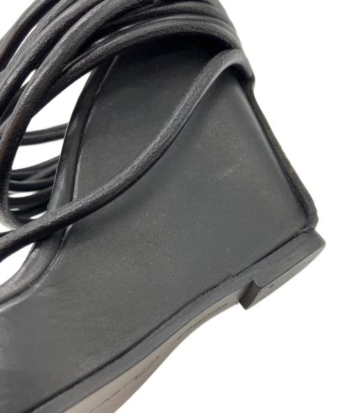 RICK OWENS（リックオウエンス）RICK OWENS (リックオウエンス) プラットフォームサンダル ブラック サイズ:36　1/2の古着・服飾アイテム