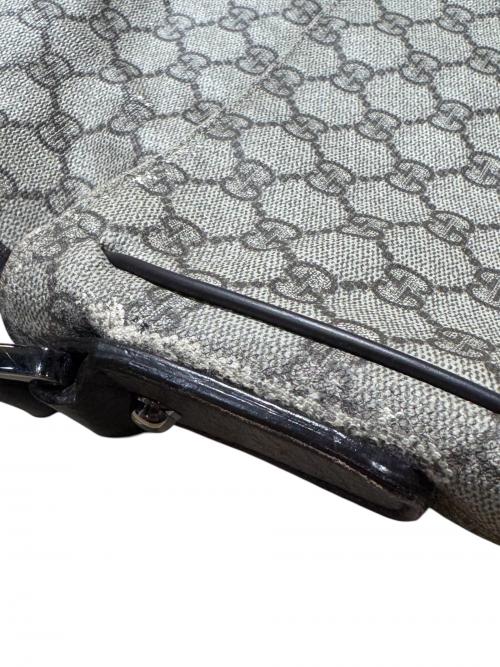 GUCCI（グッチ）GUCCI (グッチ) GUCCIクロスボディショルダーバッグ/GGロゴ/GGキャンパス ベージュ×ブラウン サイズ:-の古着・服飾アイテム