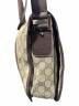 中古・古着 GUCCI (グッチ) GUCCIクロスボディショルダーバッグ/GGロゴ/GGキャンパス ベージュ×ブラウン サイズ:-：45000円