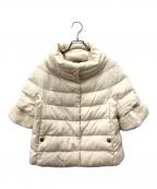 HERNOヘルノ）の古着「ショートスリーブダウンジャケット」｜アイボリー