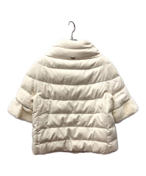 HERNO（ヘルノ）HERNO (ヘルノ) ショートスリーブダウンジャケット アイボリー サイズ:40の古着・服飾アイテム