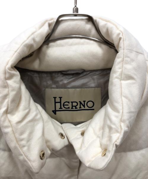 HERNO（ヘルノ）HERNO (ヘルノ) ショートスリーブダウンジャケット アイボリー サイズ:40の古着・服飾アイテム