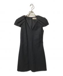 Saint Laurent Paris（サンローランパリ）の古着「ワンピース/ミニワンピース/タイトワンピース」｜ブラック