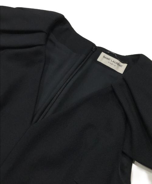 Saint Laurent Paris（サンローランパリ）Saint Laurent Paris (サンローランパリ) ワンピース/ミニワンピース/タイトワンピース ブラック サイズ:34の古着・服飾アイテム