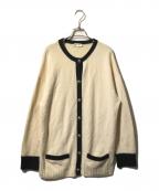 Saint Laurent Parisサンローランパリ）の古着「カシミヤカーディガン」｜オフホワイト