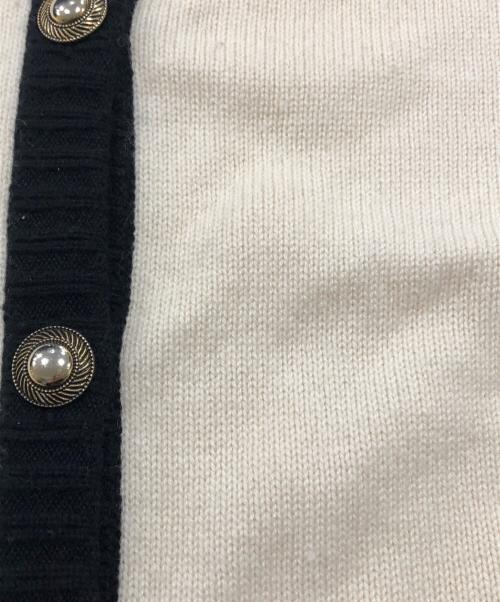 Saint Laurent Paris（サンローランパリ）Saint Laurent Paris (サンローランパリ) カシミヤカーディガン オフホワイト サイズ:Sの古着・服飾アイテム