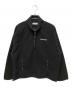 MIU MIU（ミュウミュウ）の古着「Logo Half Zip Fleece Sweat/ロゴハーフジップフリースジャケット」｜ブラック