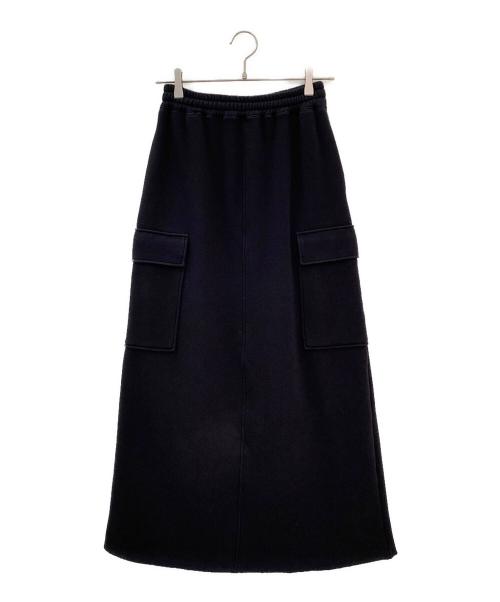 EVERYDAY I LIKE.（エヴリデイ アイ ライク）EVERYDAY I LIKE. (エヴリデイ アイ ライク) Warm Sweat Cargo Skirt ブラック サイズ:36の古着・服飾アイテム