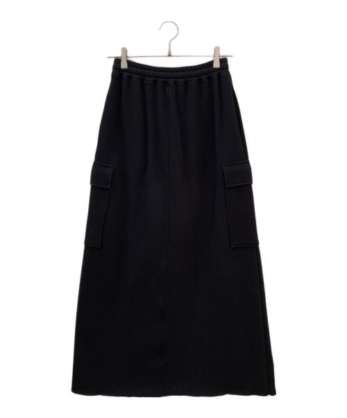 EVERYDAY I LIKE.（エヴリデイ アイ ライク）EVERYDAY I LIKE. (エヴリデイ アイ ライク) Warm Sweat Cargo Skirt ブラック サイズ:36の古着・服飾アイテム