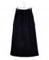 EVERYDAY I LIKE.（エヴリデイ アイ ライク）の古着「Warm Sweat Cargo Skirt」｜ブラック