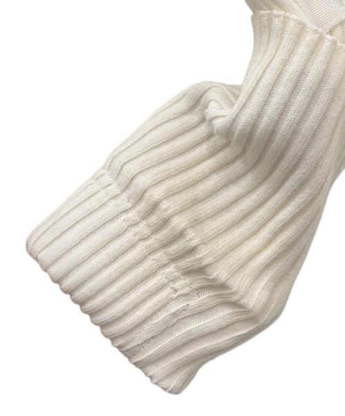 sacai（サカイ）sacai (サカイ) Knit×Nylon Twill Dress グレー×ホワイト サイズ:2の古着・服飾アイテム