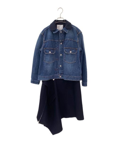 sacai（サカイ）sacai (サカイ) デニムドレスワンピース インディゴ サイズ:2の古着・服飾アイテム