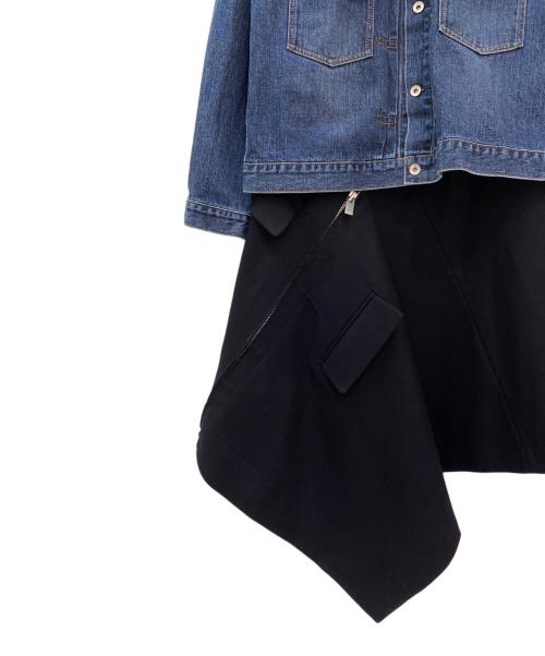 sacai（サカイ）sacai (サカイ) デニムドレスワンピース インディゴ サイズ:2の古着・服飾アイテム