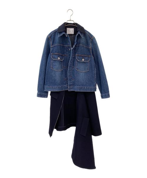 sacai（サカイ）sacai (サカイ) デニムドレスワンピース インディゴ サイズ:2の古着・服飾アイテム