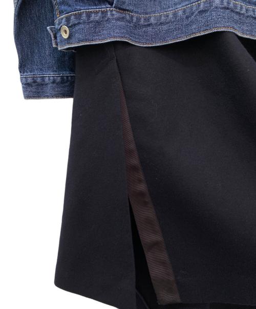 sacai（サカイ）sacai (サカイ) デニムドレスワンピース インディゴ サイズ:2の古着・服飾アイテム