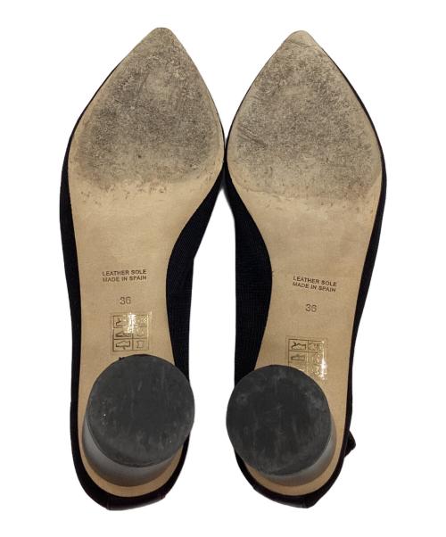 PELLICO SUNNY（ペリーコサニー）PELLICO SUNNY (ペリーコサニー) メッシュヒールパンプス ブラック サイズ:36の古着・服飾アイテム