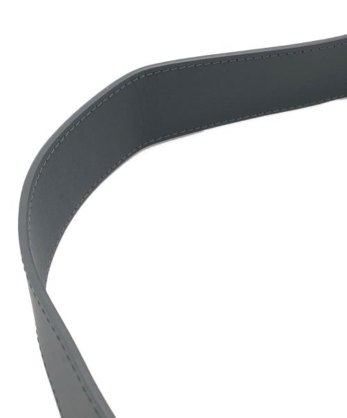 WEEKEND Max Mara（ウィークエンド マックスマーラ）Weekend Max Mara (ウィークエンド マックスマーラ) がま口ボアチェーンショルダーバッグ グレー サイズ:下記参照の古着・服飾アイテム