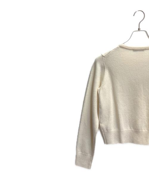 ANAYI（アナイ）ANAYI (アナイ) スノーフレーク カーディガン ホワイト サイズ:38の古着・服飾アイテム
