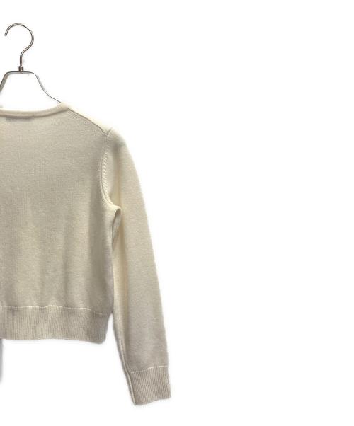 ANAYI（アナイ）ANAYI (アナイ) スノーフレーク カーディガン ホワイト サイズ:38の古着・服飾アイテム